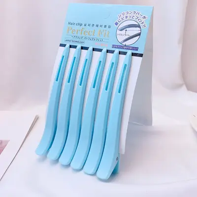 Große nahtlose Haarspange für Friseurgebrauch, Haarfriseur-Unterteilungsentenmaul-Klipp, Haarstyling-Langmaul-Klipp, Positionierungsklipp.