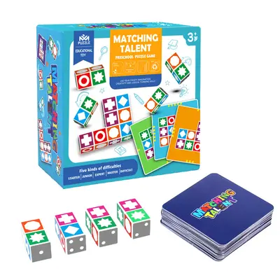 Uzamsal Mantık Eğitim Puzzle Masa Oyunu, Ebeveyn-Çocuk Etkileşimli Zeka Oyuncağı