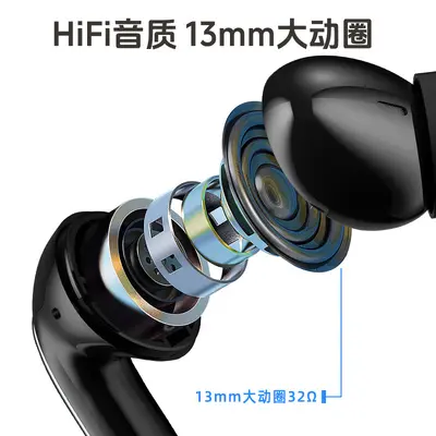 Bluetooth Earphones with Active Noise Cancelling, IPX7 Waterproof