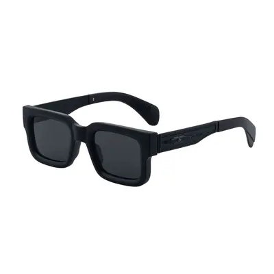 Retro Square Frame Men's Sunglasses with Outdoor Sun Protection - 10