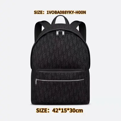 Unisex Canvas Backpack, Large Capacity, with Laptop Compartment - 2