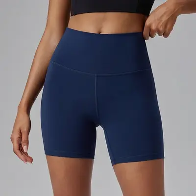 Kadın hızlı kuruyan yoga tenis şortu, elastik, nefes alabilen, üç çeyrek - 9