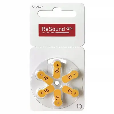 Resound Orijinal İthal Düğme Pil A13/A312/A675/A10 İşitme Cihazı İçin - 7