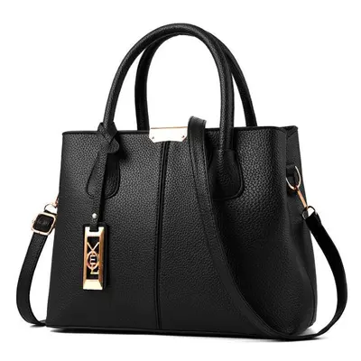 Women's Simple PU Leather Handbag, Single-Shoulder Crossbody, Large Capacity - 4