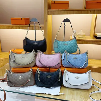 Crescent Underarm Bag with Chain, Single Shoulder Crossbody Women's Bag