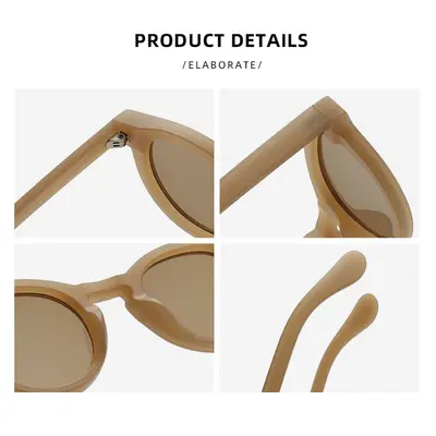 Runde Sonnenbrille mit UV400-Schutz, unisex - 4