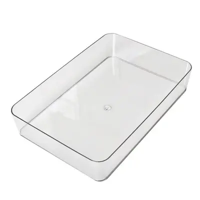 Transparent Storage Box Plastic Desktop Organizer