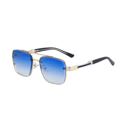 Men's Square Frame Retro Driving Sunglasses - 11