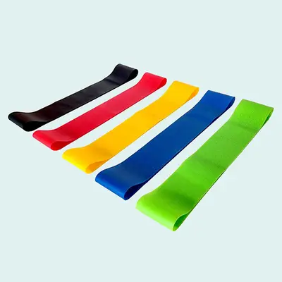 TPE Loop Yoga Resistance Band for Leg and Glute Training - 9