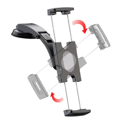 Dongguan Hersteller Großhandel Auto-Tablet-Halter stabiler Navigator Saugnapf erweiterbar 15-Zoll-Tablet Auto-Handy-Halter