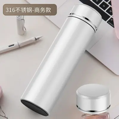 智能保温杯304不锈钢商务直杯LED显示温度水杯批发可定礼品制logo - 13