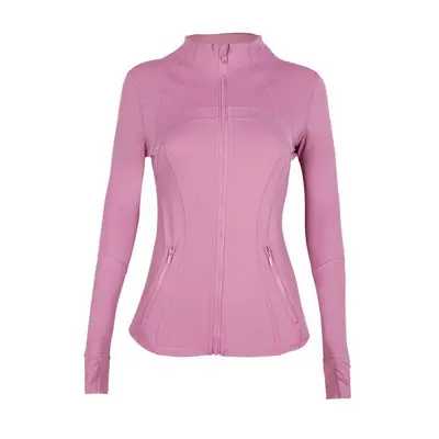 Women's Stand-Collar Zip Jacket Long Sleeve Yoga and Fitness Jacket - 5