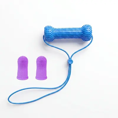 Pet Chew Toy Toothbrush Stick for Easier Teeth Brushing - 10