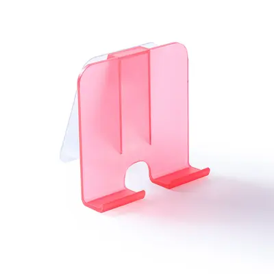Foldable Wall-Mounted Phone Holder, Punch-Free Bathroom Storage Rack - 7
