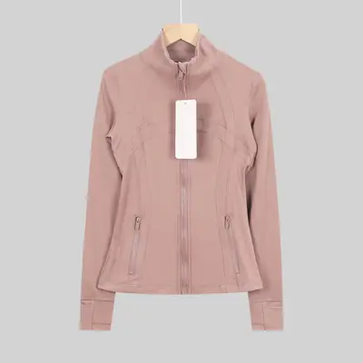 Women's Stand-Collar Zip Jacket Long Sleeve Yoga and Fitness Jacket - 10