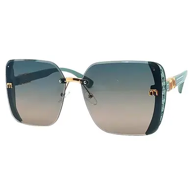 Large Square Women's Sunglasses, Polarized with UV Protection - 12
