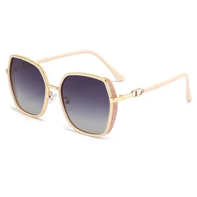 Polarized Women's Sunglasses for Large Faces, UV Protection, Fits Over Myopia Glasses - 6