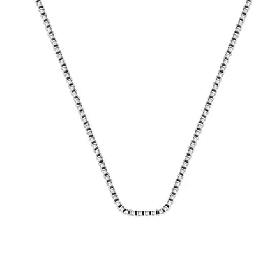 S925 Sterlingsilber Wellenketten-Halskette 50-60cm - 6