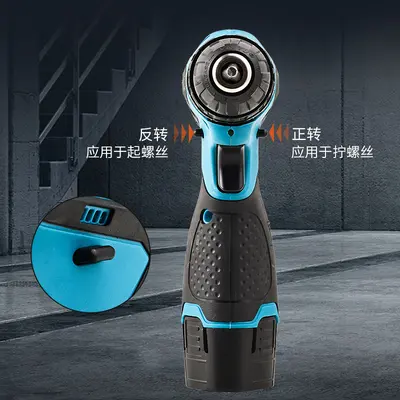 新款电钻锂电跨境电动螺丝刀多功能手电钻家用电动工具套装批发