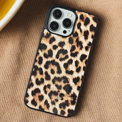 Apple 16pro/17 cep telefonu kılıfına uygun, deri leopar desenli yaratıcı iPhone 17 cep telefonu koruyucu kılıfı, tam kapsamlı düşmeye karşı koruma. - 3