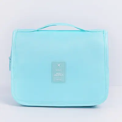 New Korean Style Waterproof Travel Large Capacity Cosmetic Bag, Portable Business Trip Bag Unisex Hook Makeup Bag - 10