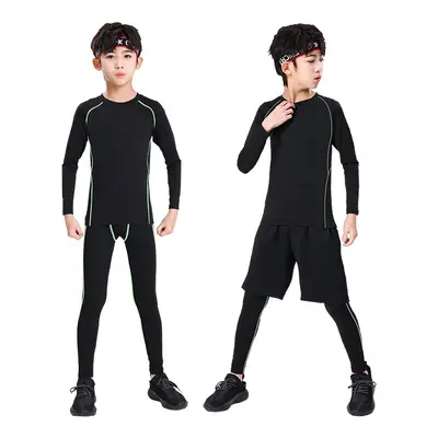 Kids' Short-Sleeve Quick-Dry Basketball Training Set