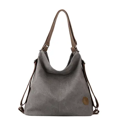 Canvas Women's Tote Bag, Large Capacity, Korean Style - 7