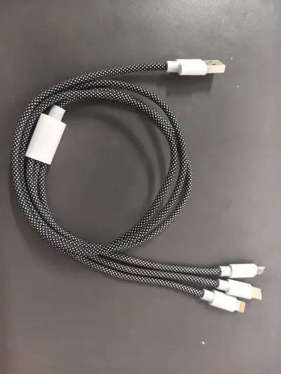 Apple 16 uyumlu üçlü veri kablosu, üç-in-bir araç şarj kablosu, Android Huawei üç-in-bir hızlı şarj kablosu - 9