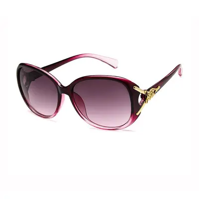 Women's Fox Head Rhinestone Sunglasses, Polarized, Large Frame - 9