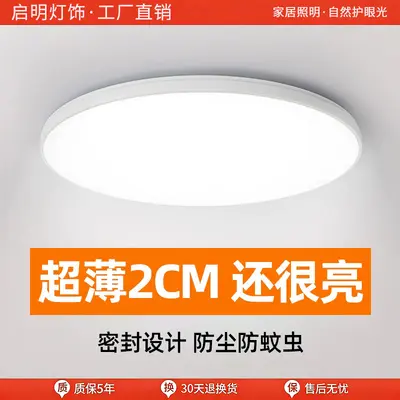 Ultra İnce LED Tavan Lambası, Modern Minimalist Yatak Odası ve Banyo Lambası, Göz Koruyucu