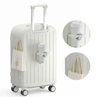 Women's Wheeled Suitcase, Durable Combination Lock, Suitable for Students - 12