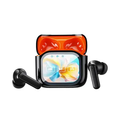 Sınır ötesi popüler JM19 Bluetooth kulaklık, LCD renkli ekran, ANC gürültü azaltma, ENC düşük güç tüketimi 5.4, spor kablosuz. - 12