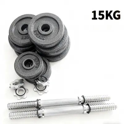 Erkek Halter Ev Kullanımı Boya Kaplamalı Halter Barbell Seti Kadın Halter Barbell Seti Ev Kullanımı 15/20/30 kg - 3