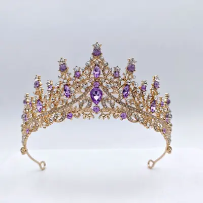 Crystal Bridal Crown Headband Elegant Wedding Accessory - 13