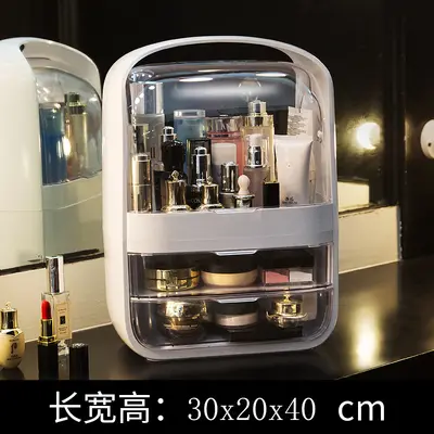 Makeup Storage Box Large Capacity Dust-Proof Organizer - 10
