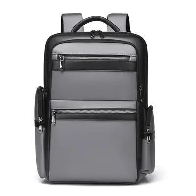 Men's Business Backpack with 15.6-Inch Laptop Compartment Casual College Bag - 8