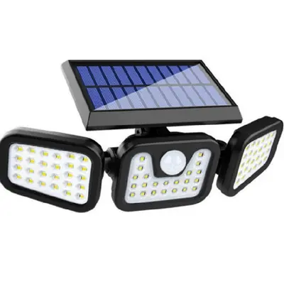 Solar Wall Light 74 LED Rotatable Waterproof Motion Sensor Garden Lamp