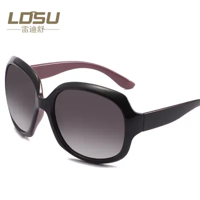 Women's sunglasses, large frame, PC material, for travel and driving - 7