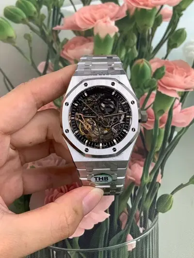 THB Fabrikası AP Royal Oak 15407 Tam Otomatik Mekanik Saat Su Geçirmez Gece Işığı Çelik Bileklik Erkek Saat Toptan Satış - 7