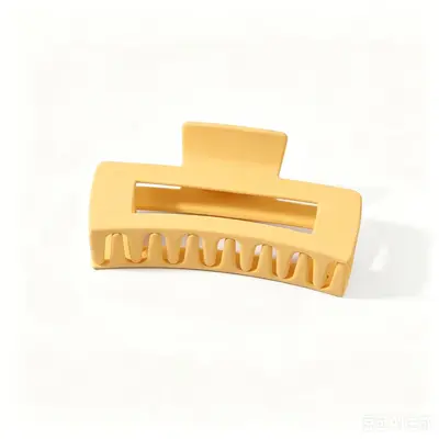 Cross-border large grip matte hair clip women bun clip square hair barrette back of head hair accessory shark clip wholesale - 11