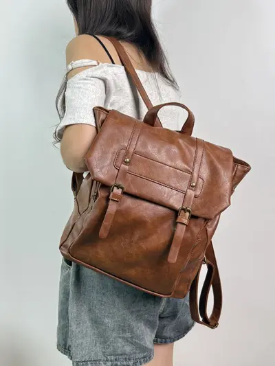 Wasteland-Stil Rucksack, Retro-Mode, großes Fassungsvermögen - 7