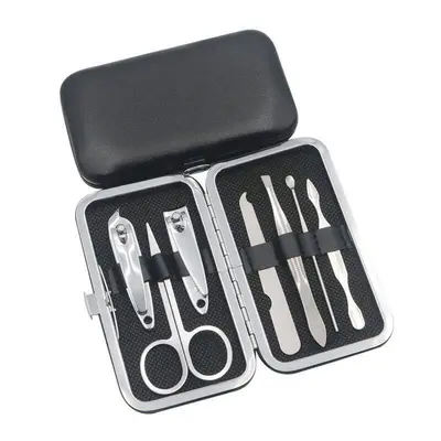 Tırnak makası 7 parçalı set, manikür alet seti, tırnak makası manikür seti, tırnak makası, güzellik seti - 12