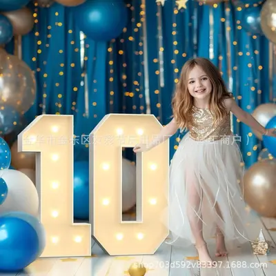 Illuminated Digital KT Board for Graduation and Birthday Decoration - 3