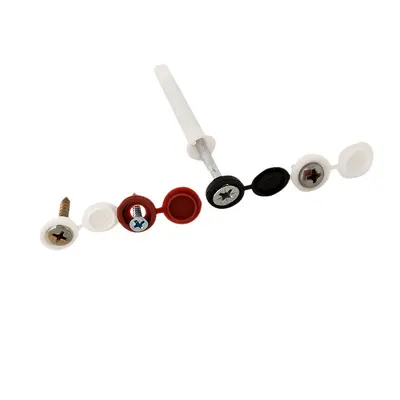 Mirror Screw Cover Cap, Decorative Cross Screw Cover for Furniture Cabinets