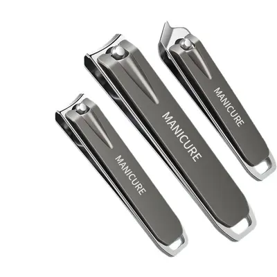 German-Style Nail Clipper Set 10-Piece with Leather Pouch Manicure Kit
