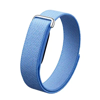 Nylon Hook-and-Loop Watch Band for Google Fitbit Air, Loop Design - 9