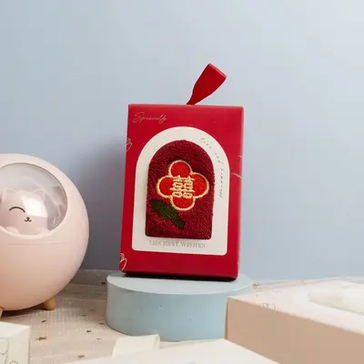 Tulpen-Handtuch-Geschenkset, 4-teilig - 9