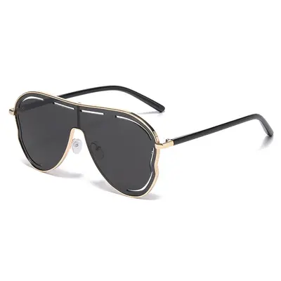 2025 Large Irregular-Shaped One-Piece Lens Sunglasses for Men - 6