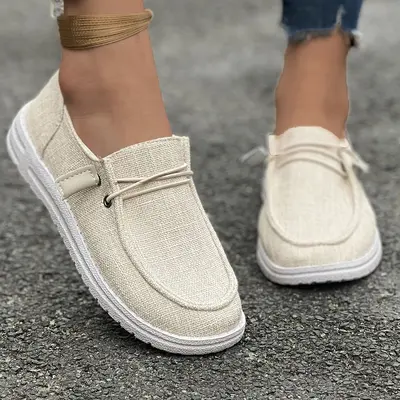 Büyük Beden Düz Taban Slip-On Alçak Konç Kadın Loafer Günlük Tek Ayakkabı