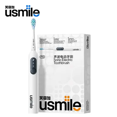 usmile笑容加P10 电动牙刷 全新缓震清洁刷头 电动牙刷情侣装 - 1